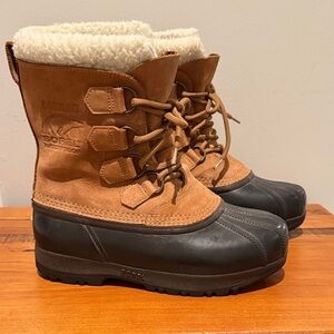 Sorel Caribou II Women’s boots NL1000-200 Buff/tan waterproof sz7